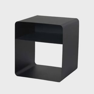 Calicosy - Metalen Bijzettafel ELLA - H50 cm - Zwart