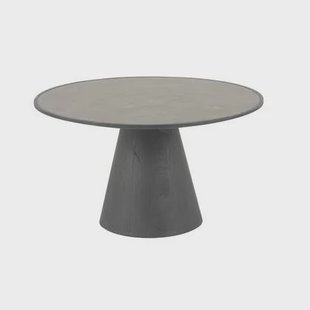 Signature - Salontafel MAFRA - L70 cm - Eiken en blauwe steen