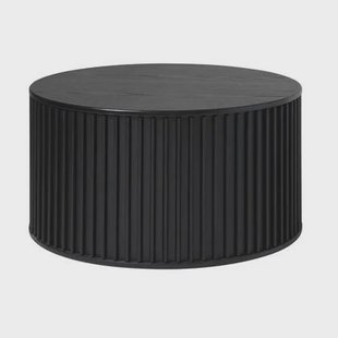 Giga Living - Salontafel Zwart Eikenhout - 85x85x45cm - Siena