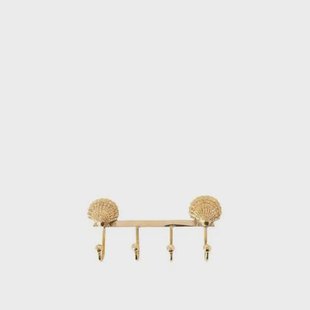 Sissy-Boy Goudkleurige kapstokhaken met schelpen