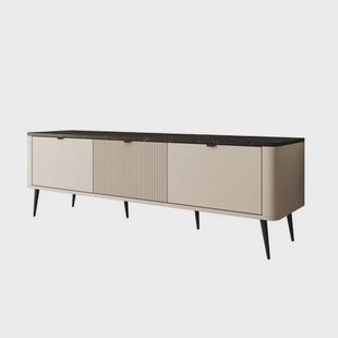 Meubella - TV-Meubel Mace - Beige - 160 cm
