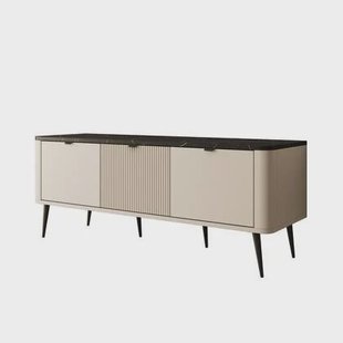 Meubella - TV-Meubel Mace - Beige - 130 cm