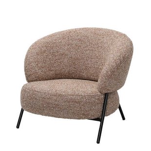 DÉJA Living - Fauteuil Taupe Stof - 85x85x70cm - Kumla