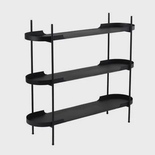 Calicosy - Metalen Wandrek BLAIR - B120 cm - Zwart