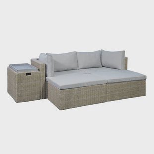 Giga Living - Loungeset Modular Bruin|Beige Set van 6