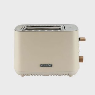 Bourgini Harmony Broodrooster 2 Sleuven - RVS en Beukenhout