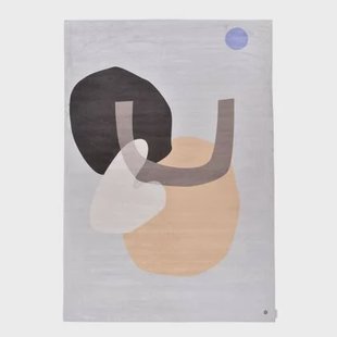 Tom Tailor Shapes Vloerkleed 160 x 230 cm - Beige