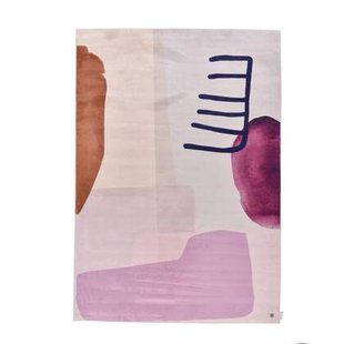 Tom Tailor Shapes Vloerkleed 160 x 230 cm - Rood