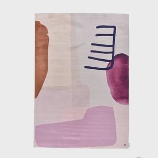 Tom Tailor Shapes Vloerkleed 140 x 200 cm - Rood