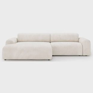 NADUVI Collection Hoekbank Fasole links ribstof