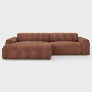 NADUVI Collection Hoekbank Fasole links ribstof