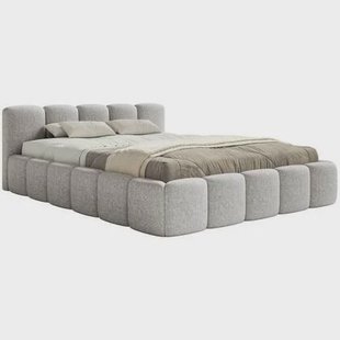 NADUVI Collection Bedframe Chloe laag 140 x 200 cm chenille
