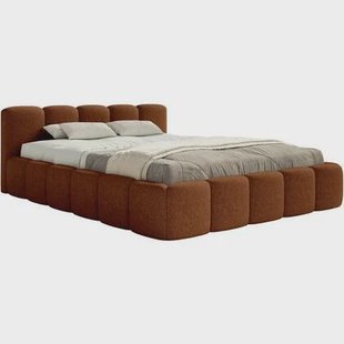 NADUVI Collection Bedframe Chloe laag 140 x 200 cm chenille