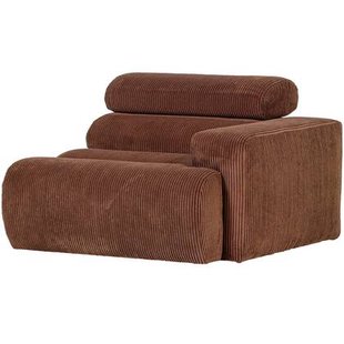 WOOOD Novi 1-Zits Element Bank Arm Rechts - Ribstof - Terra