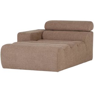 WOOOD Novi Chaise Longue Element Arm Links - Polyester - Taupe