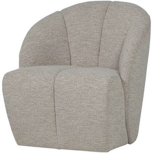 WOOOD Mojo Draaifauteuil - Bouclé - Ecru Melange - 75x68x77