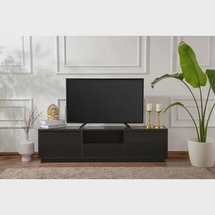 Giga Meubel - Tv-meubel Zwart Hout - 160x30x42cm - Vanguard