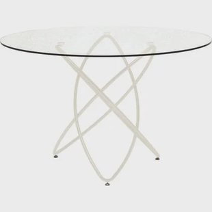 Eettafel Molekular Ø120cm beige Kare Design