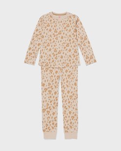 HEMA Kinderpyjama luipaard beige (beige)