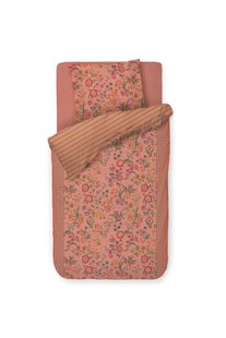 Pip Studio Dekbedovertrekset Coco Flower Koraal 140x200/220cm