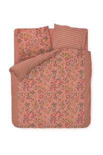 Pip Studio Dekbedovertrekset Coco Flower Koraal 200x200/220cm