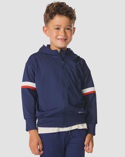 HEMA Kinder trainingsjas donkerblauw (donkerblauw)