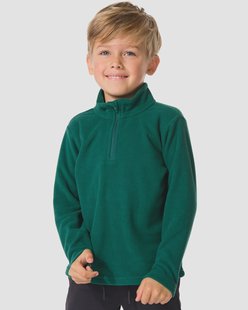 HEMA Kinder skipully fleece donkergroen (donkergroen)