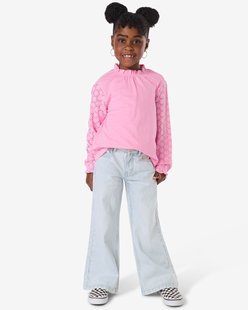 HEMA Kinderjeans bootcut lichtblauw (lichtblauw)