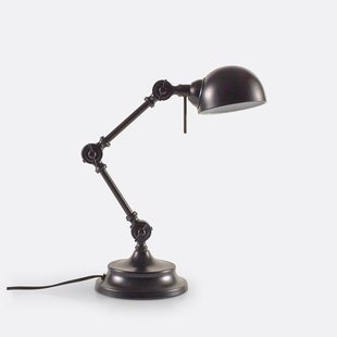 Bureaulamp in metaal, industriele stijl, Kikan