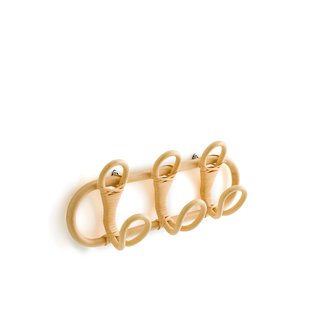 Wandkapstok in rotan, Malu