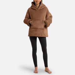 Plaid fleece sweater maat S/M, Javi