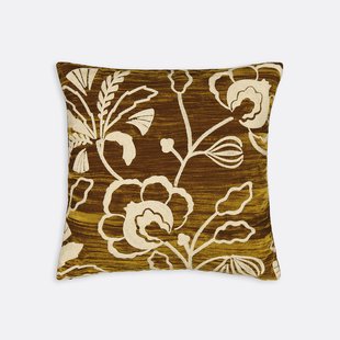 Kussenhoes met velours paneel Sidonie