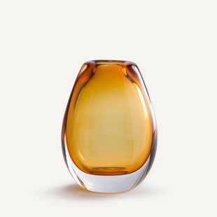 Handgeblazen glazen vaas, H20 cm, Myra