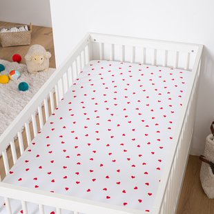 Hoeslaken baby katoen, omslag 17 cm, Scacco