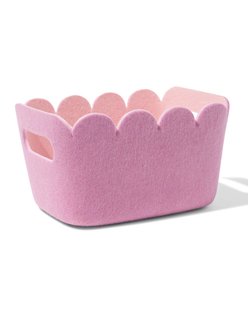 HEMA Mand 20x12cm vilt paars