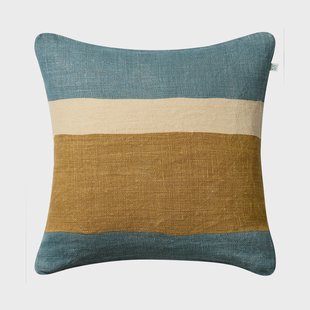Chhatwal & Jonsson Manali kussenhoes 50x50 cm Heaven blue-khaki