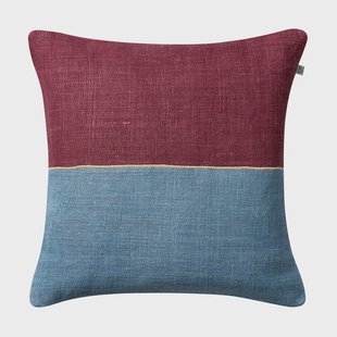 Chhatwal & Jonsson Amol kussenhoes 50x50 cm Ruby-dusty blue
