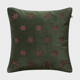 Chhatwal & Jonsson Star kussenhoes 50x50 cm Forest green
