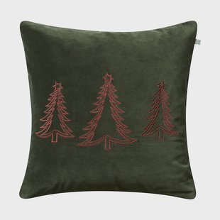 Chhatwal & Jonsson Pine Tree kussenhoes 50x50 cm Forest green