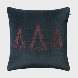 Chhatwal & Jonsson Pine Tree kussenhoes 50x50 cm Sea blue