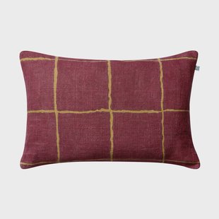 Chhatwal & Jonsson Chakra kussenhoes 40x60 cm Ruby-masala yellow