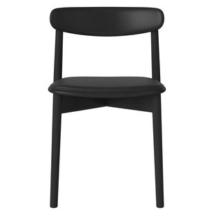 Bolia Merge Eetkamerstoel Met Zitkussen Zwart Eiken Sydney Black