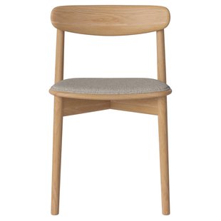 Bolia Merge Eetkamerstoel Met Zitkussen Eiken Monza Sand