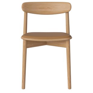 Bolia Merge Eetkamerstoel Met Zitkussen Eiken Sydney Cognac