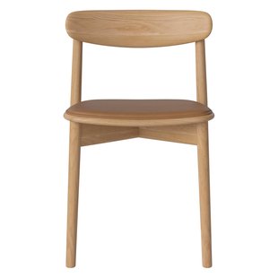 Bolia Merge Eetkamerstoel Met Zitkussen Eiken Sydney Hazelnut