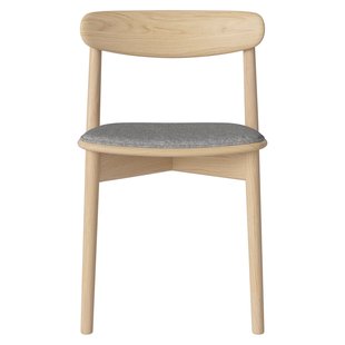 Bolia Merge Eetkamerstoel Met Zitkussen Wit Gepigmenteerd Eiken Qual Stone