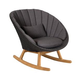 Cane-Line Peacock SchommelstoelZitkussen Dark Grey Focus