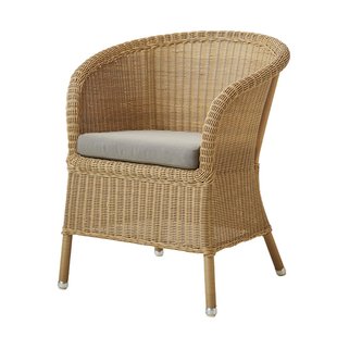 Cane-Line Derby Tuinstoel + Zitkussen Taupe Natte