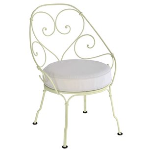Fermob 1900 Fauteuil Met Off-white Zitkussen Willow Green