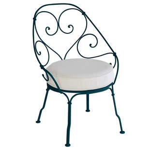 Fermob 1900 Fauteuil Met Off-white Zitkussen Acapulco Blue